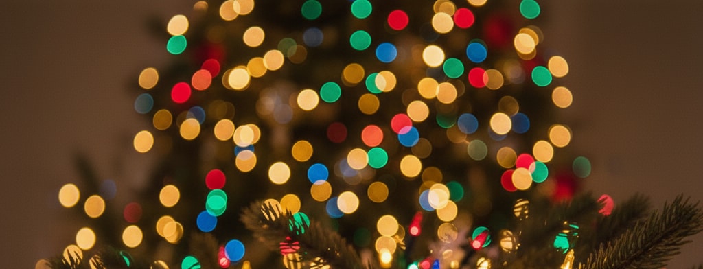 bokeh christmas lights Lehigh Valley